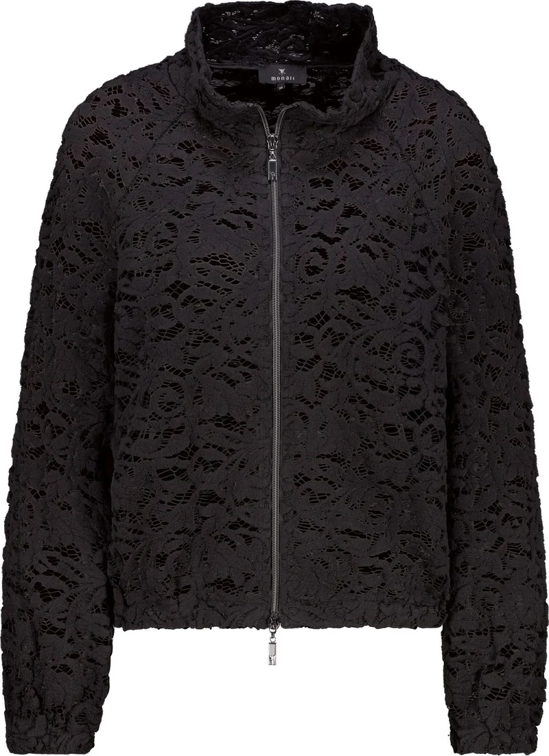 Strickjacke mit Spitze