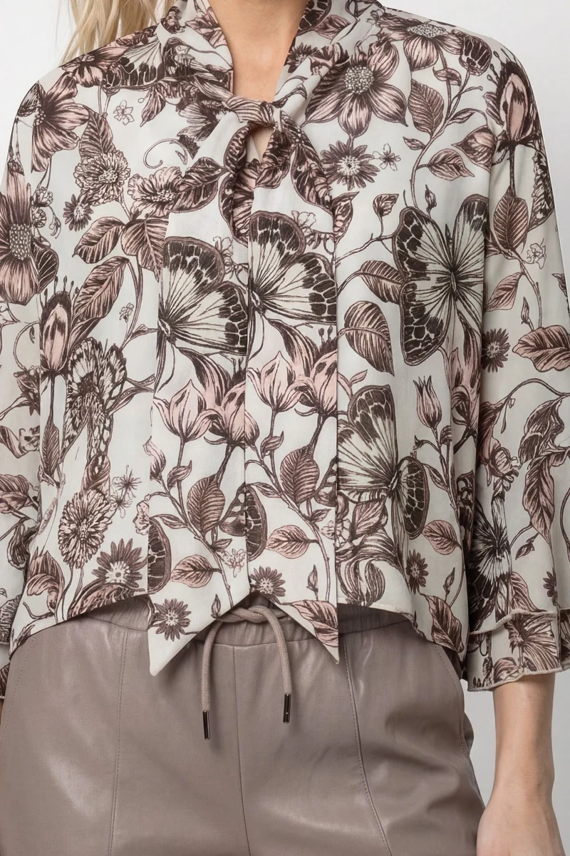 Bluse mit Blumenmuster