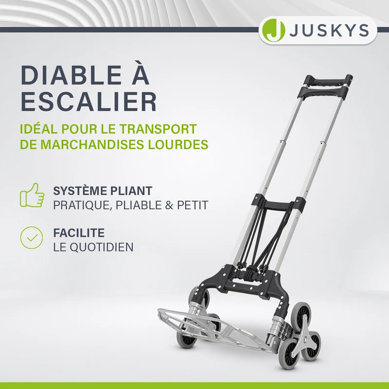 Klappbare Treppensackkarre bis 80 kg