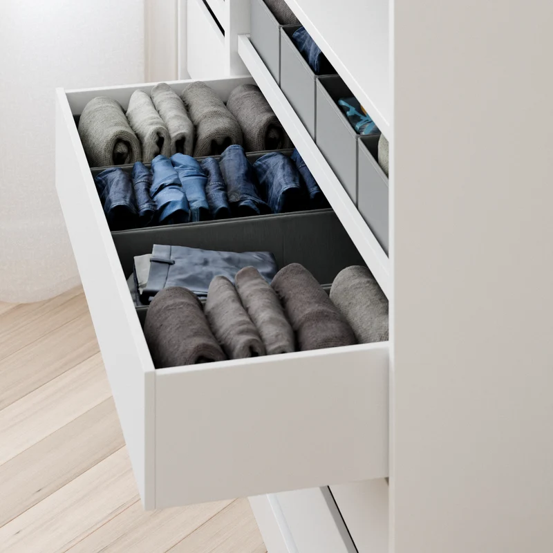 Organizer für PAX Schrank - Schubladen Ordnungssystem für IKEA Kleiderschrank