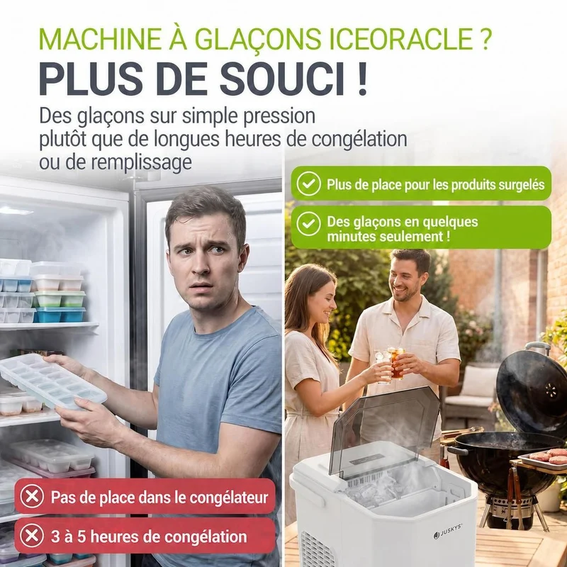 Eiswürfelmaschine mit Selbstreinigung IceOracle