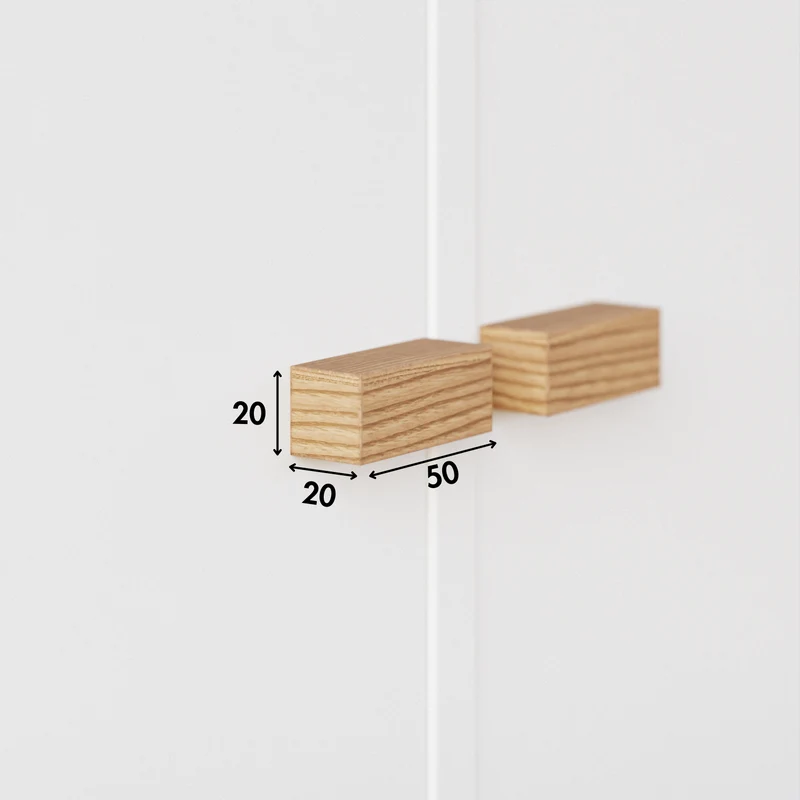 Möbelgriff „Greep“ aus Eichen-Holz für IKEA Möbel