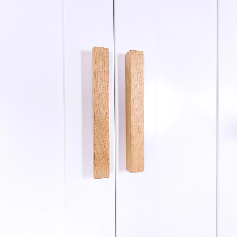 Griffe für Ikea Brimnes Kleiderschrank aus Eichen-Holz Lochabstand 160mm