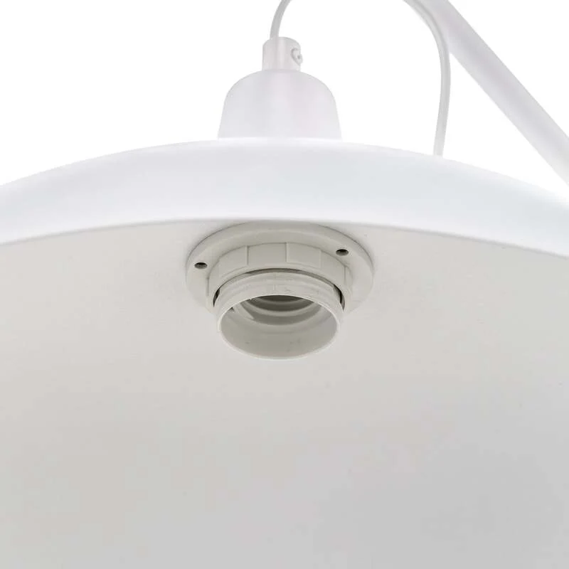 B-Ware Euluna Deckenlampe 808 LED Lampe dimmbar Höhenverstellbar weiß Ø37cm 1-flammig