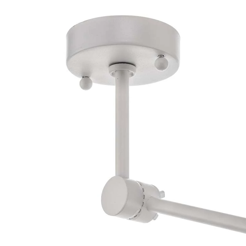 B-Ware Euluna Deckenlampe 808 LED Lampe dimmbar Höhenverstellbar weiß Ø37cm 1-flammig