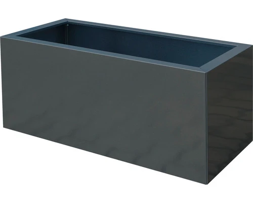 B-Ware Palatino Pflanzkübel Pflanzgefäß Lotte 240l wetterfest anthrazit 120x40cm
