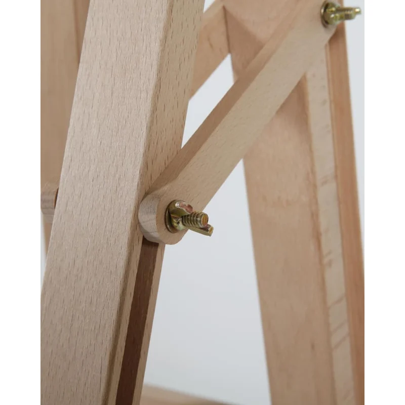 Holz Staffelei-Set “Art Easel” mit magnetischer A1 Kreidetafel, Buche
