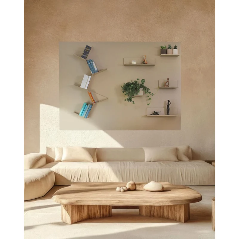 KalaMitica® Kreidetafel Magnetisch, Ohne Rahmen, 100x145cm, Beige