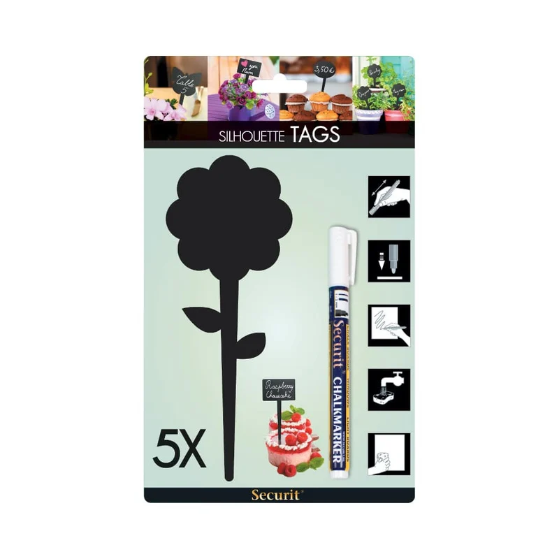 Securit® Silhouette TAG's "Blume"
