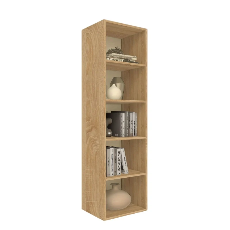 Coemo Standregal Alpha 135 aus Holz 5 Etagen