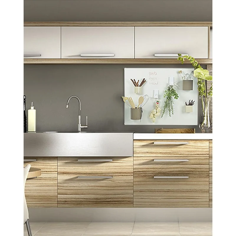 KalaMitica® Kreidetafel Magnetisch, Ohne Rahmen, 57x74cm, Weiss