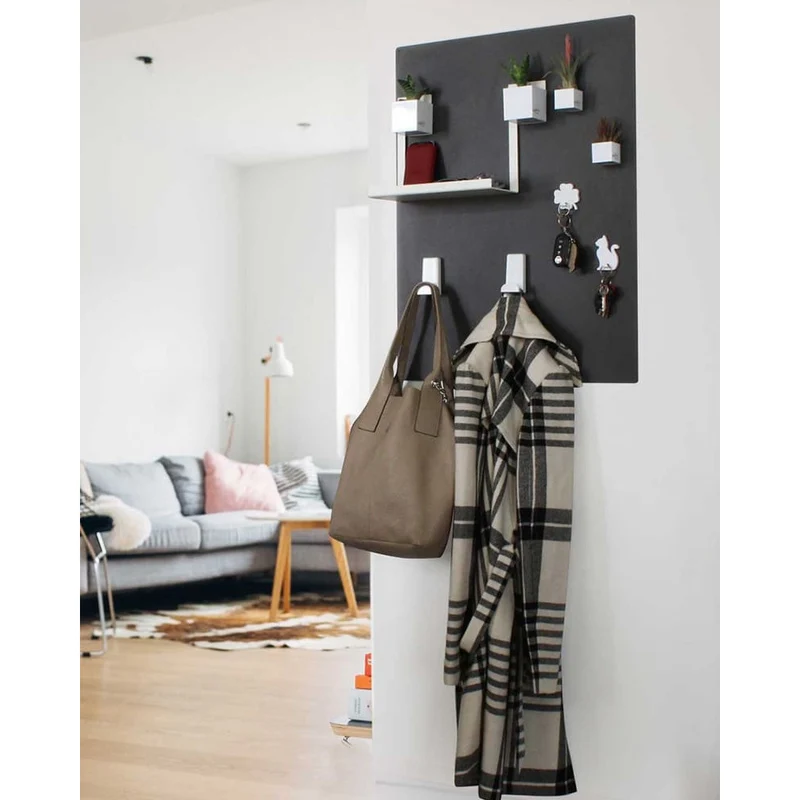KalaMitica® Kreidetafel Magnetisch, Ohne Rahmen, 57x74cm, Schwarz/Anthrazit