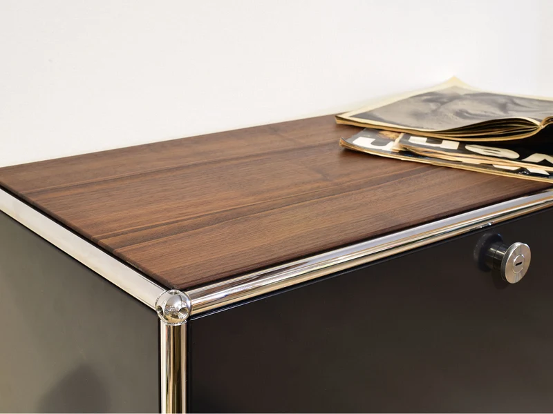 Einzelelement Nussbaum - "real Wood on Top"