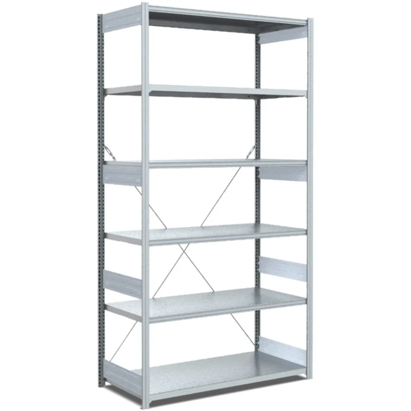 Fachbodenregal BITO Typ M – Fachlast 200 kg – glanzverzinkte Ausführung - Grundregal einseitig