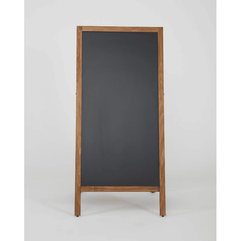 "ChalkMaster Pro" – Wetterfester Kreidetafel-Aufsteller 145x67cm, Dunkel