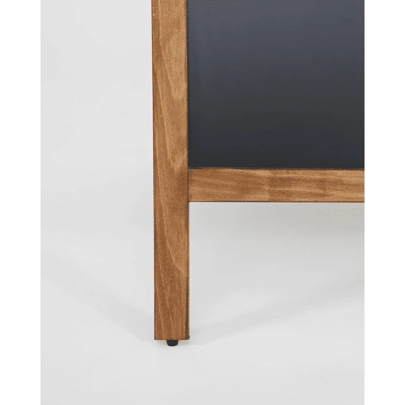 "ChalkMaster Pro" – Wetterfester Kreidetafel-Aufsteller 145x67cm, Dunkel