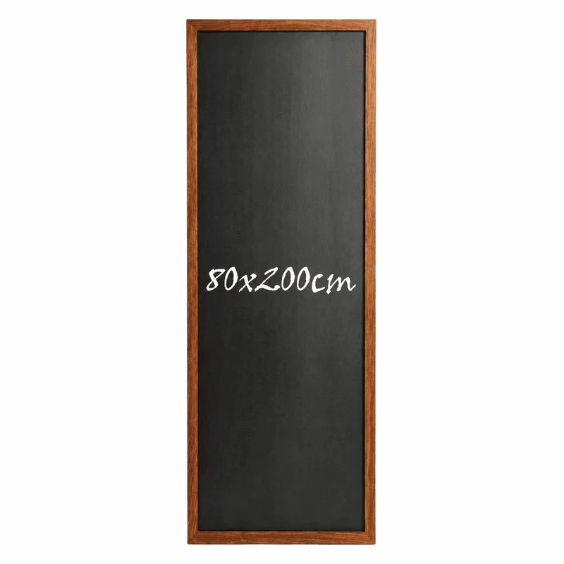 Kreidetafel "InspiraBoard" 80x200cm mit Holzrahmen – Indoor