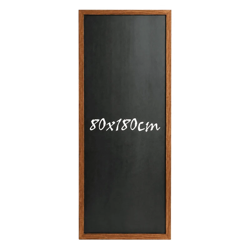 Kreidetafel "InspiraBoard" 80x180cm mit Holzrahmen – Indoor