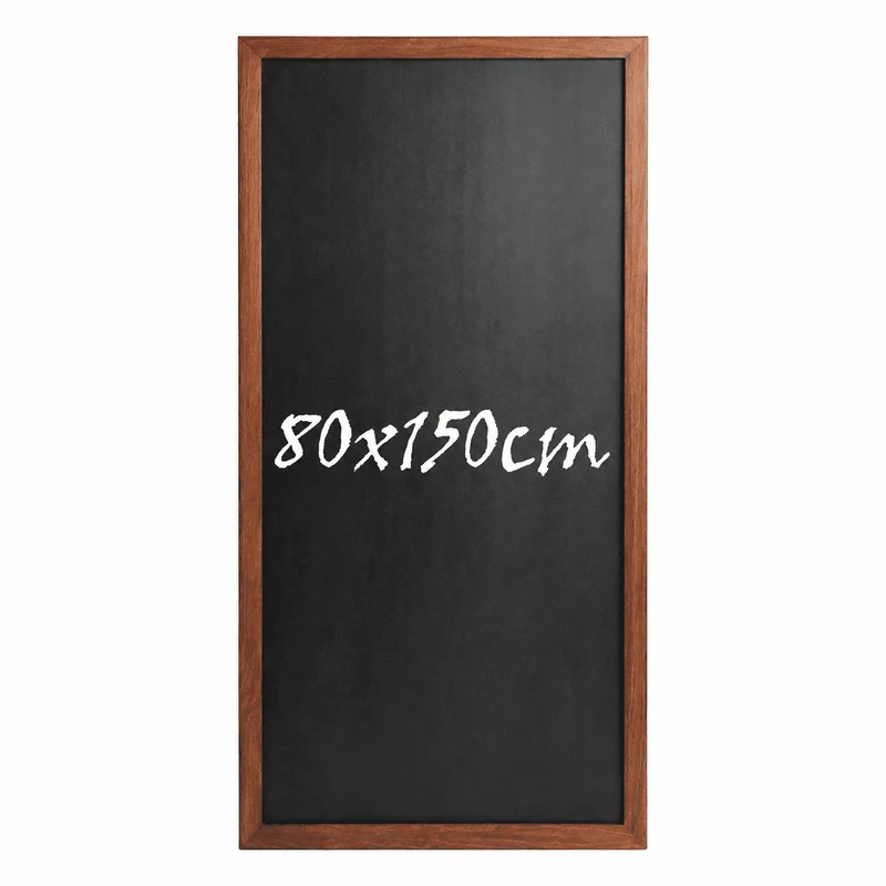 Kreidetafel "InspiraBoard" 80x150cm mit Holzrahmen – Indoor