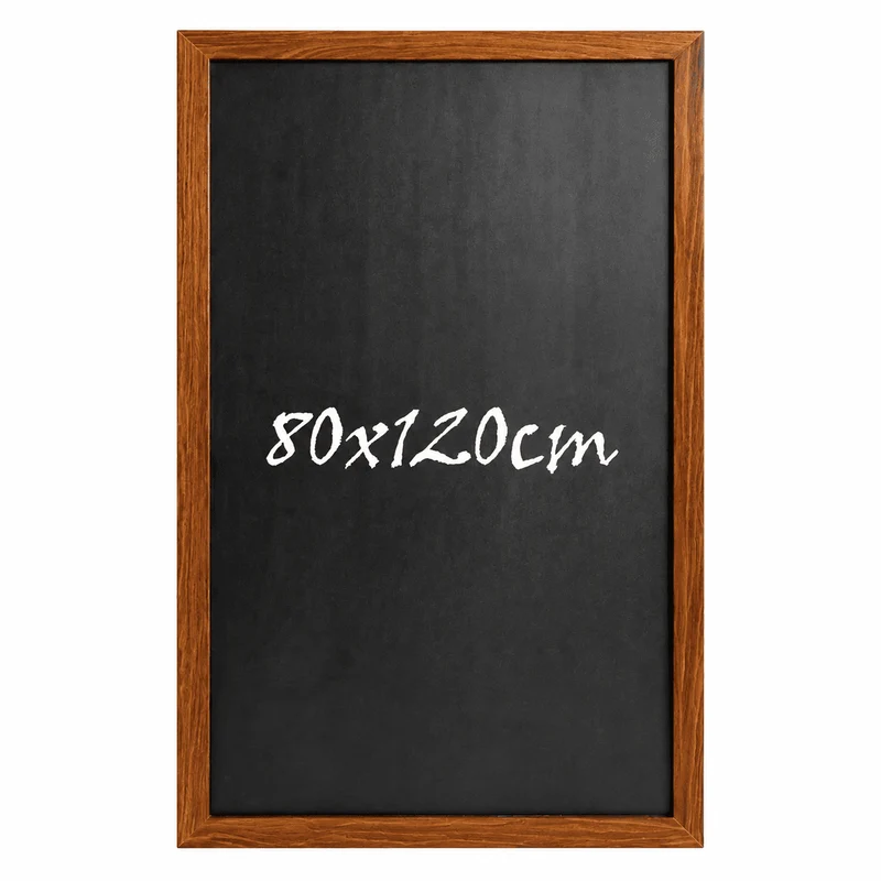 Kreidetafel "InspiraBoard" 80x120cm mit Holzrahmen – Indoor