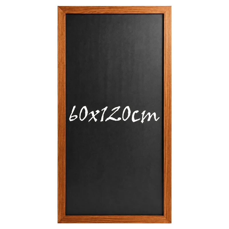 Kreidetafel "InspiraBoard" 60x120cm mit Holzrahmen – Indoor