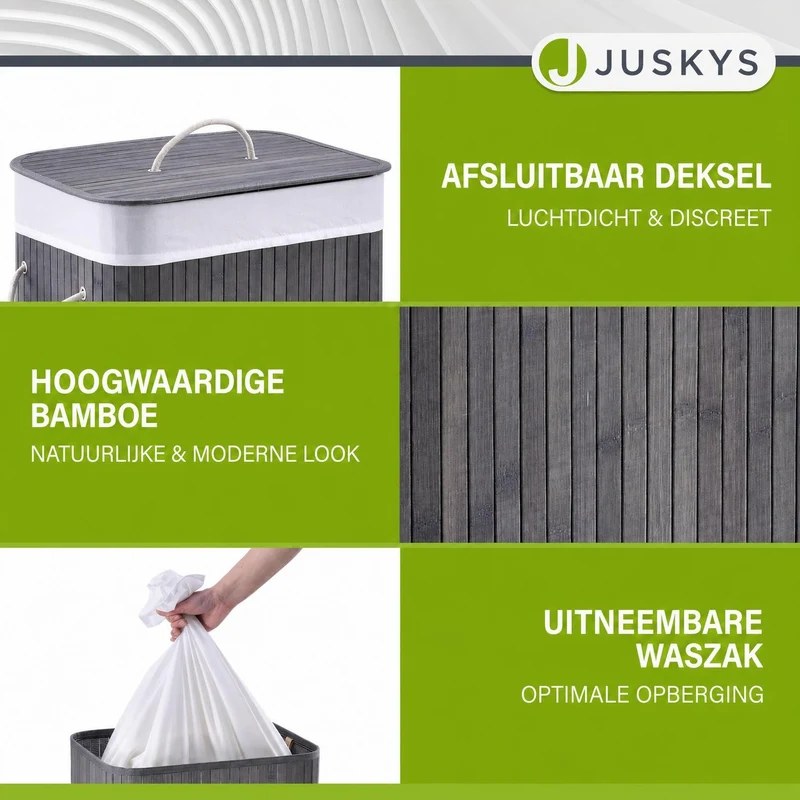 Bambus Wäschekorb Curly