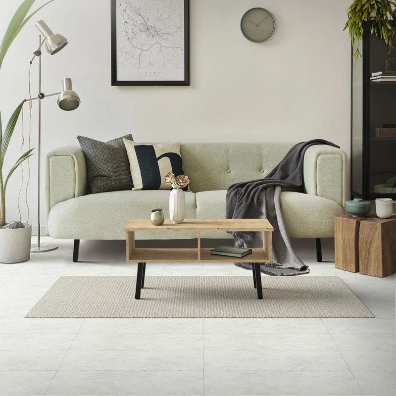 ML-Design | 4er Set Tischbeine schräg I-Design aus pulverbeschichteter Stahl, höhenverstellbare Möbelfüße
