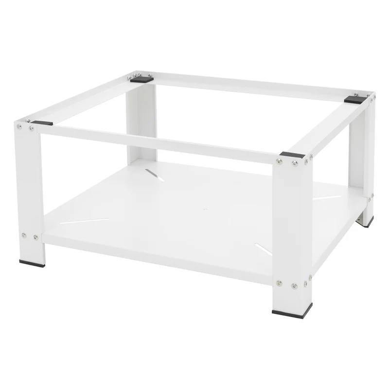 ML-Design | Waschmaschinen Untergestell mit Ablage 63x54x32 cm aus Stahl, Unterschrank