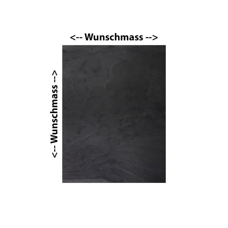 Schiefertafel Magnetisch nach Mass, Anthrazit