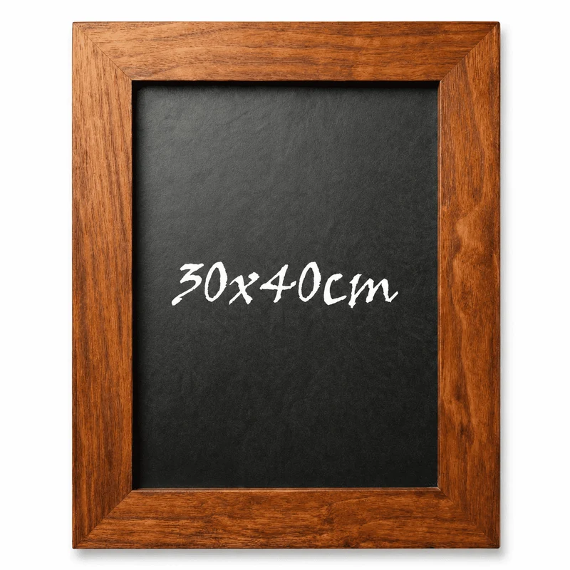 Kreidetafel "InspiraBoard" 30x40cm mit Holzrahmen – Indoor