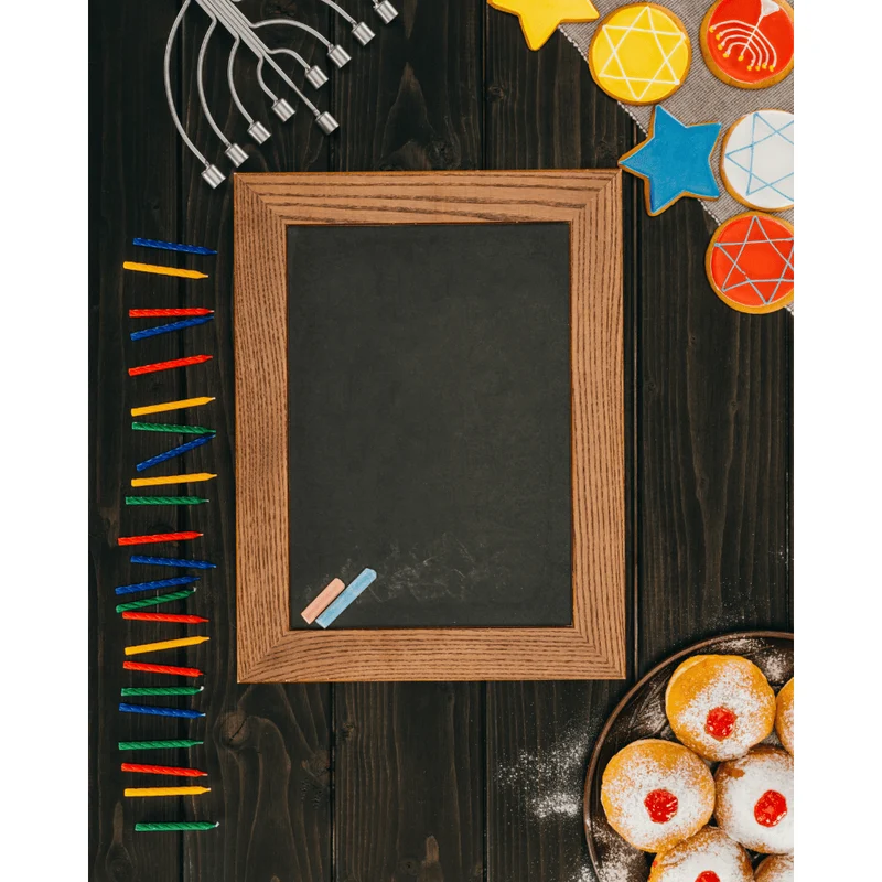 Kreidetafel "InspiraBoard" 30x40cm mit Holzrahmen – Indoor