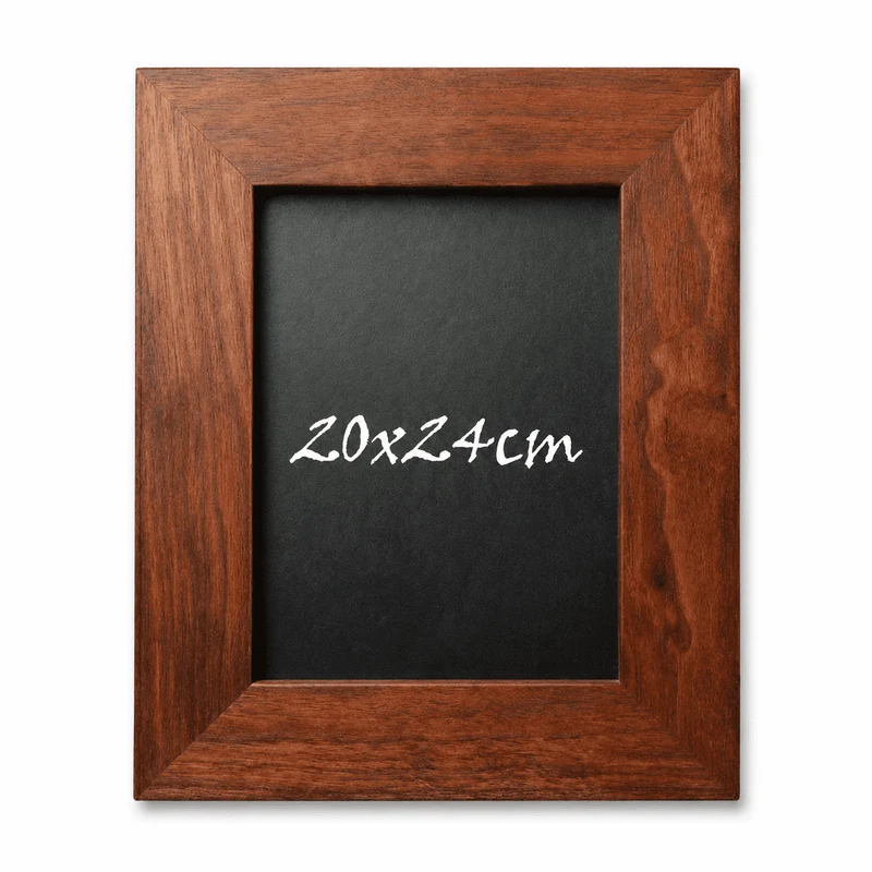 Kreidetafel "InspiraBoard" 20x24cm mit Holzrahmen – Indoor