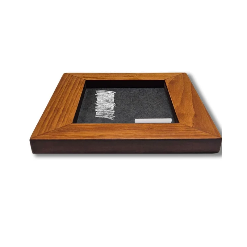 Kreidetafel "InspiraBoard" 20x24cm mit Holzrahmen – Indoor