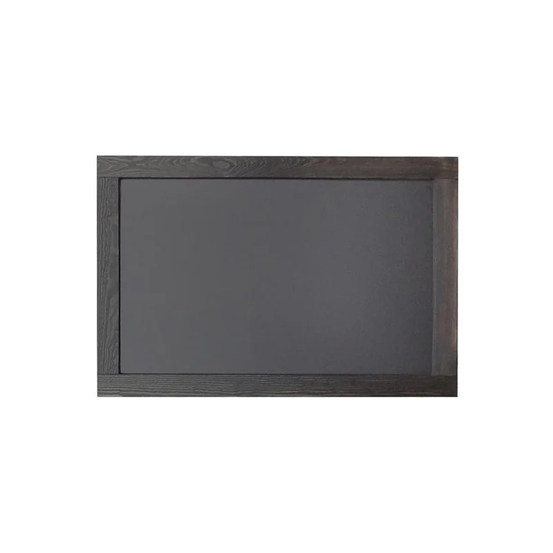 XXL Wandkreidetafel mit Kiefer-Holzrahmen, 70x125cm, Schwarz