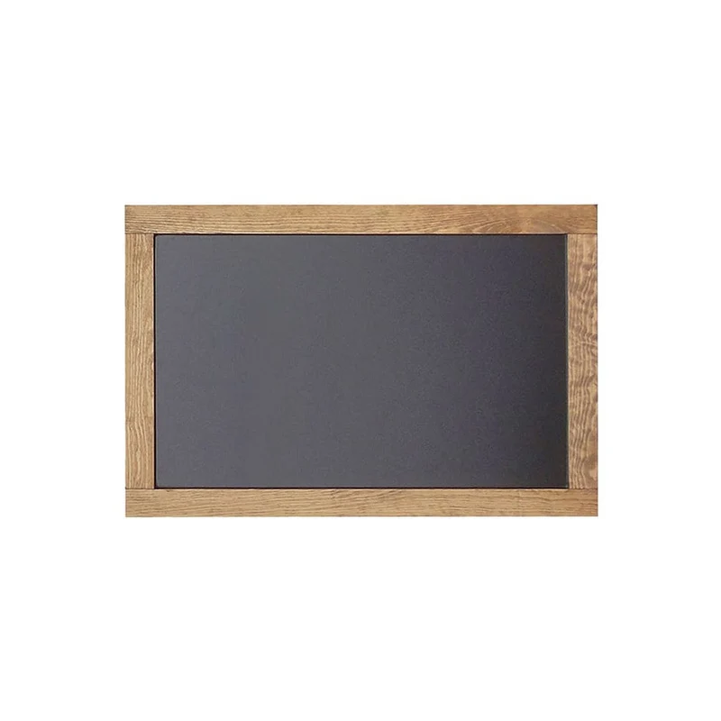 XXL Wandkreidetafel mit Kiefer-Holzrahmen, 70x125cm, Braun