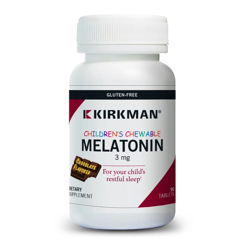 Tru2U® I AM SLEEPY + Kirkman® Children's Chewable Melatonin 3 mg Chocolate Tablets