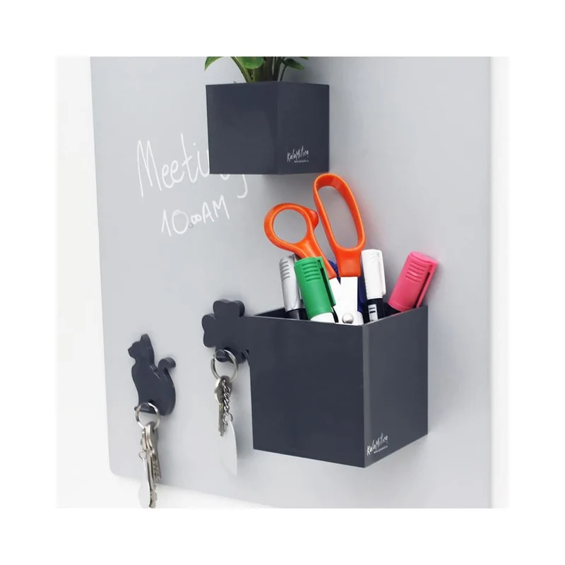 KalaMitica® Magnetische Würfelbehälter Neodym, Ø 3,5-6-9, Anthrazit, 3 Stk.