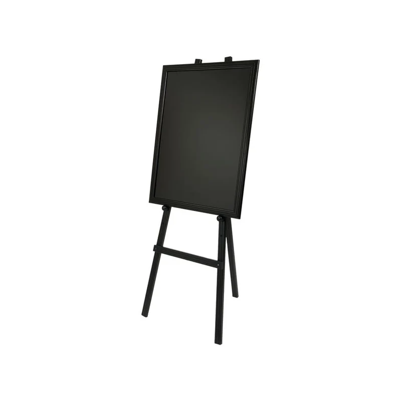 Securit® Kiefernholz Staffelei, 165cm, Schwarz, Outdoor