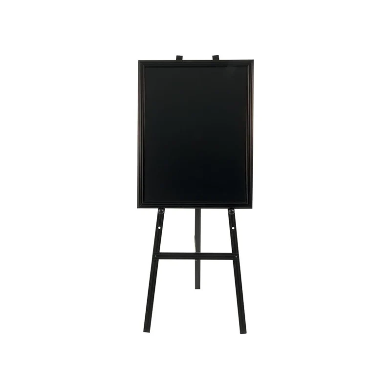Securit® Kiefernholz Staffelei, 165cm, Schwarz, Outdoor