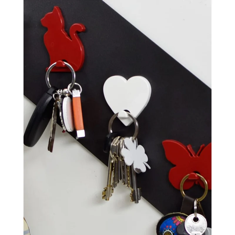 KalaMitica® Magnetischer Aufhänger Neodym, Herz, Weiss