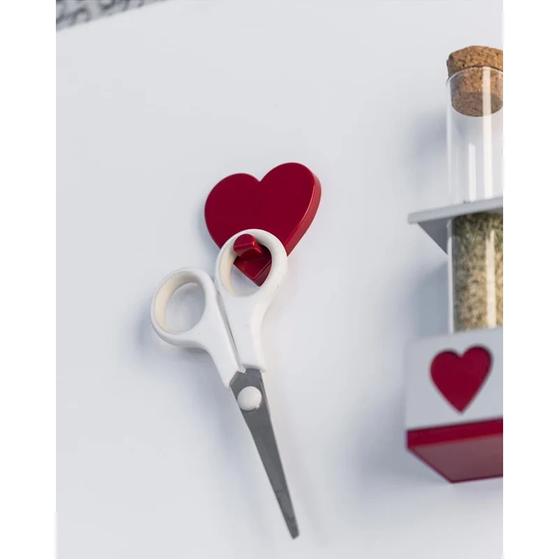 KalaMitica® Magnetischer Aufhänger Neodym, Herz, Rot