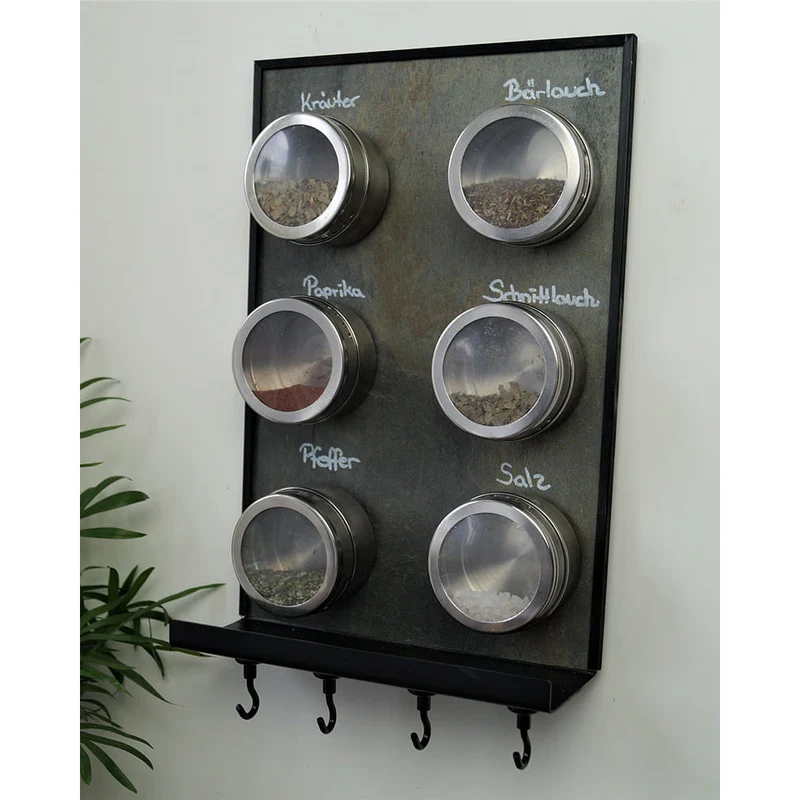 Schiefertafel Magnetisch mit Ablage "Grünschiefer", 20x30cm