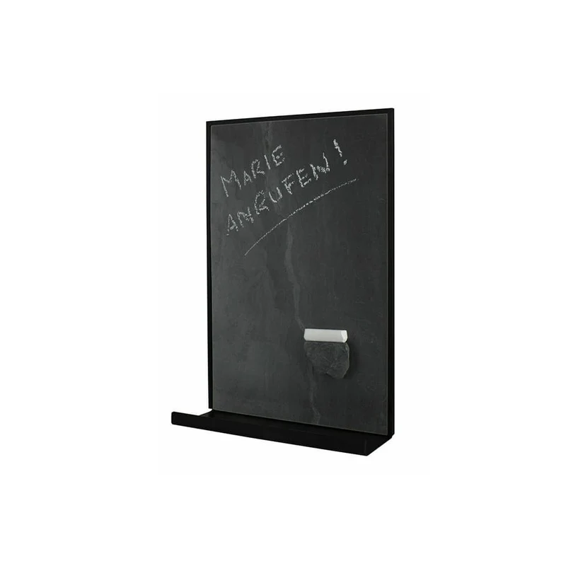 Schiefertafel Magnetisch mit Ablage "Anthrazit", 20x30cm
