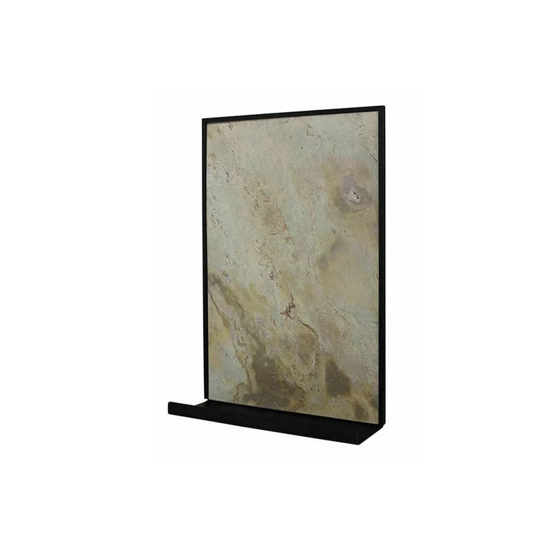 Schiefertafel Magnetisch mit Ablage "Gold Mountain", 20x30cm
