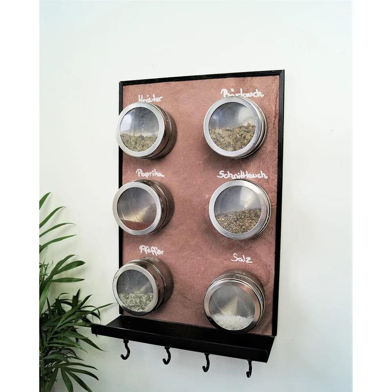 Schiefertafel Magnetisch mit Ablage "Pink Earthcore", 20x30cm