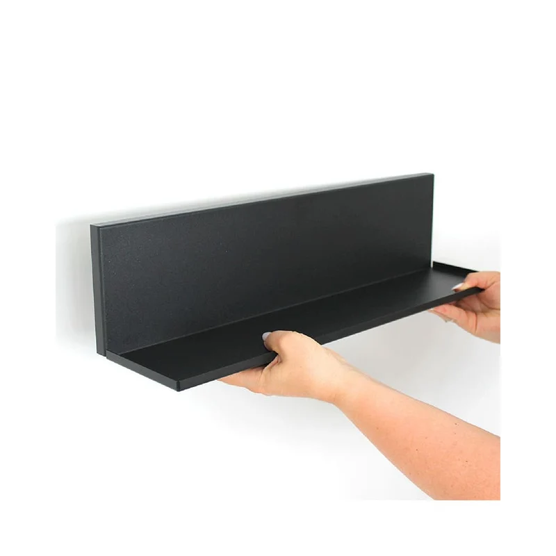 KalaMitica® Magnetisches Wandregal "Kostas", 50cm, Schwarz