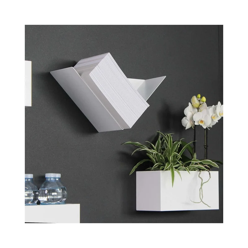 Neodym-Magnetische Ablage aus Stahl L-Förmig, KalaMitica®, Weiss