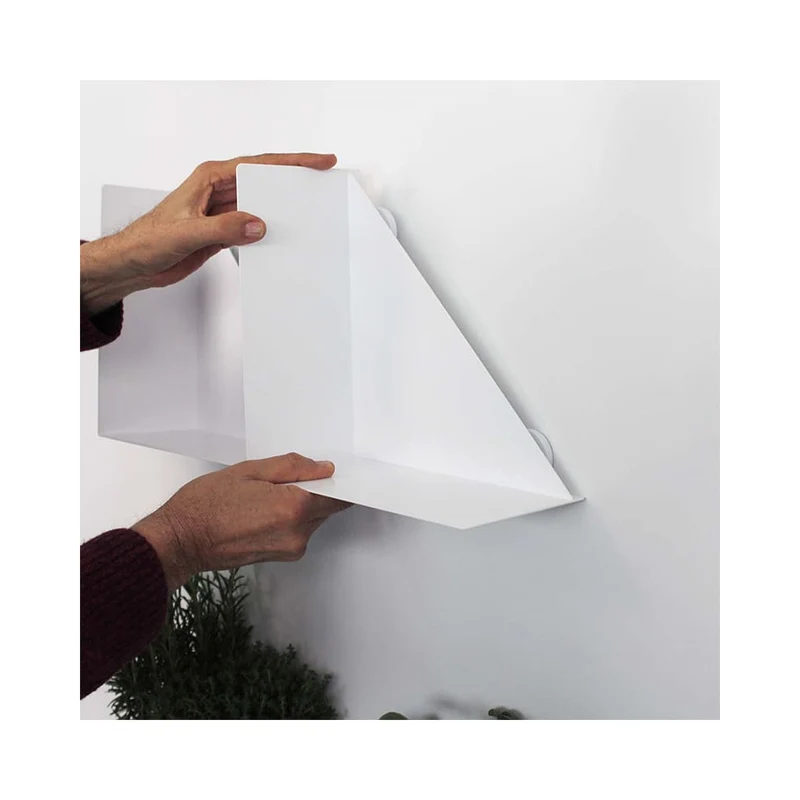 Neodym-Magnetische Ablage aus Stahl L-Förmig, KalaMitica®, Weiss