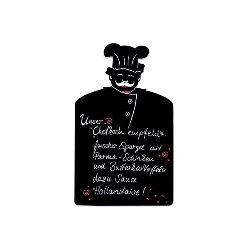 Kreidetafel "Chefkoch" ohne Rahmen, 62x103cm, Outdoor