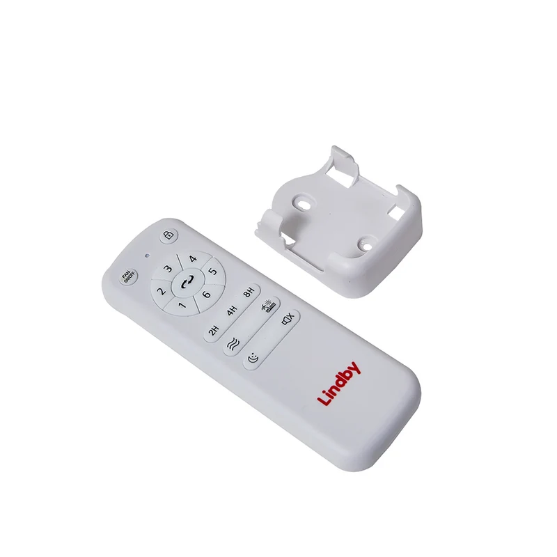 B-Ware Lindby Deckenventilator Aulo schwarz DC leise Ventilator Ø123cm für bis zu 20m²